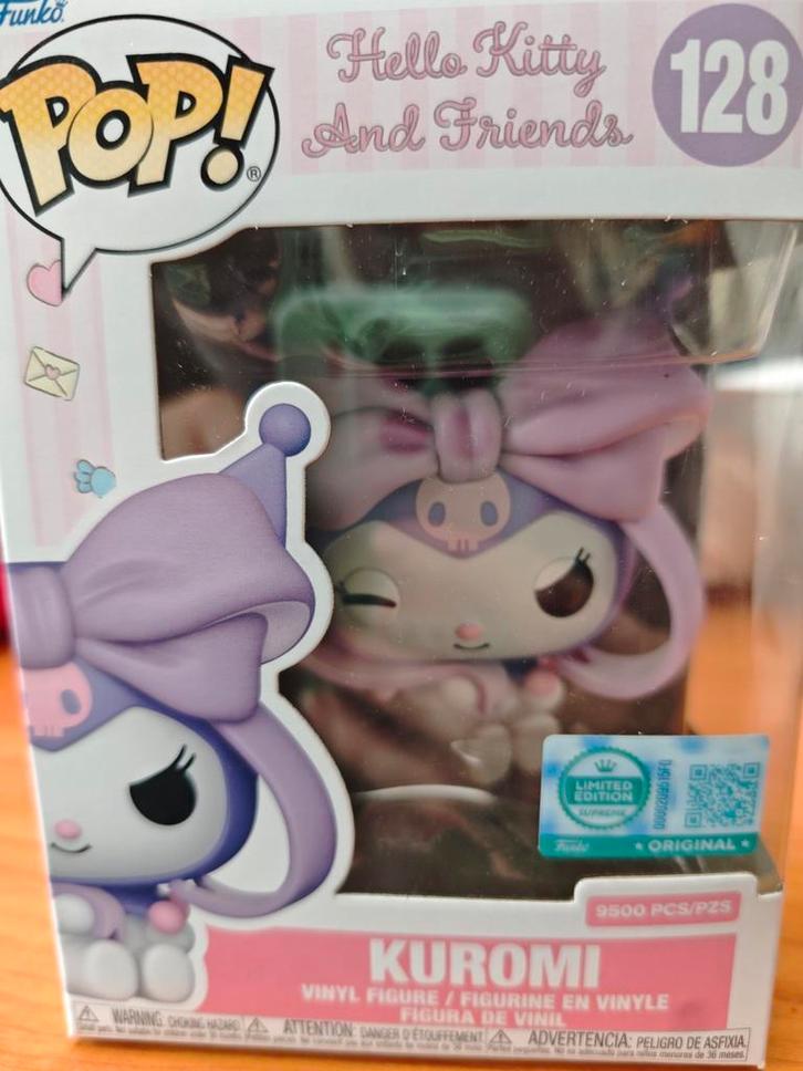 Funko Pop! Kuromi #128 - Hello Kitty and Friends, Verzamelen, Poppetjes en Figuurtjes, Zo goed als nieuw, Ophalen of Verzenden