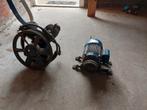 Een elektromotor met  3 fases en een compressorpomp, Doe-het-zelf en Verbouw, Motoren, Ophalen of Verzenden, Zo goed als nieuw