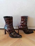 Dino Bigioni laarzen, lak, 37, bruin, zgan, Kleding | Dames, Schoenen, Hoge laarzen, Bruin, Ophalen of Verzenden, Zo goed als nieuw