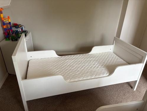Peuterbedje, Kinderen en Baby's, Kinderkamer | Bedden, Gebruikt, 160 tot 180 cm, 70 tot 85 cm, Lattenbodem, Matras, Ophalen