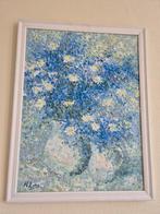 Vrolijk olieverfschilderij van N. Laceur, Antiek en Kunst, Ophalen