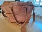 Burkely vintage mitch worker schoudertas - taupe, Minder dan 35 cm, 30 cm of meer, Gebruikt, Bruin