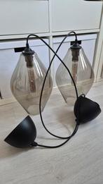 2x Ikea Holmeja lampen met LED lamp, Gebruikt, Ophalen of Verzenden, Glas, Modern