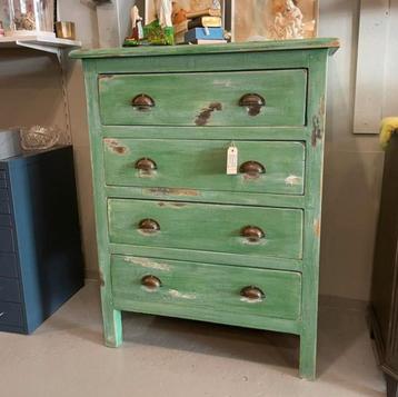 Industriële ladekast  - Brocante kast. beschikbaar voor biedingen