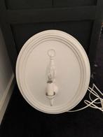 Schattige witte hang (wand)lamp, Minder dan 50 cm, Gebruikt, Ophalen of Verzenden, Hout