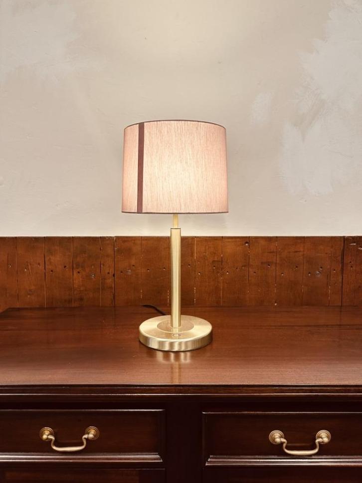 Klassieke Messing Tafellmap Bureaulamp, Antiek en Kunst, Antiek | Kantoor en Zakelijk, Ophalen
