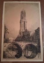 ets Domtoren van Utrecht - Kees Verhoeven, 1930 - 30/100, Antiek en Kunst, Verzenden