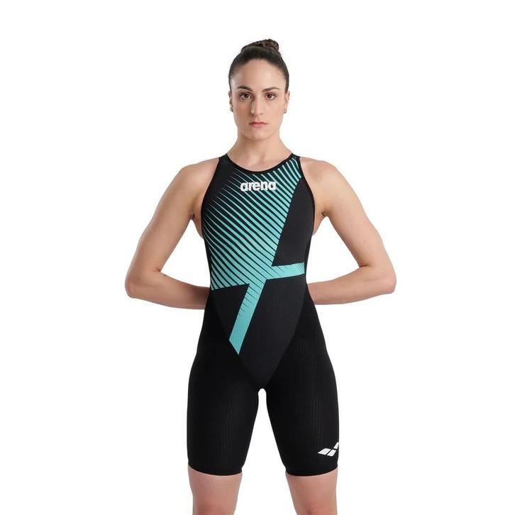 Nieuwe Arena Powerskin Carbon Core Diamonds Kneesuit FBSLOB, Kleding | Dames, Badmode en Zwemkleding, Nieuw, Badpak, Zwart, Ophalen of Verzenden