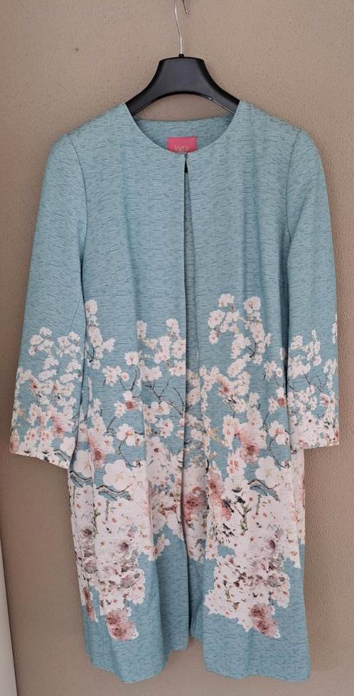 Mooie set van jurk en jas van Kyra en Co. Maat 42, Kleding | Dames, Jurken, Zo goed als nieuw, Maat 42/44 (L), Onder de knie, Verzenden