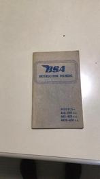 BSA instructie boekje, Motoren, Handleidingen en Instructieboekjes, Ophalen of Verzenden, Overige merken