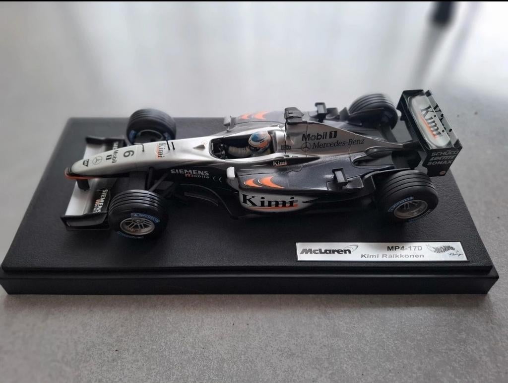 McLaren F1 Schaalmodel Kimi Räikkönen 2003, Hobby en Vrije tijd, Modelauto's | 1:18, Ophalen of Verzenden, Gebruikt, Auto, Overige merken