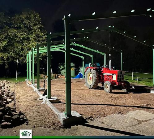Stal Schuur Garage Spanten Loods 7m br Vergunnings vtij !, Doe-het-zelf en Verbouw, Overige Doe-het-zelf en Verbouw, Nieuw, Ophalen