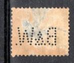 DANMARK : 1907 : Perfin &@  B & W.  @& on Y.57 (20 c.)., Ophalen of Verzenden, Denemarken, Gestempeld