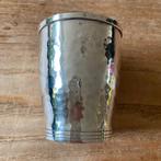 Vintage verzilverde GN Gero A90 hamerslag lepelvaasje, Ophalen of Verzenden