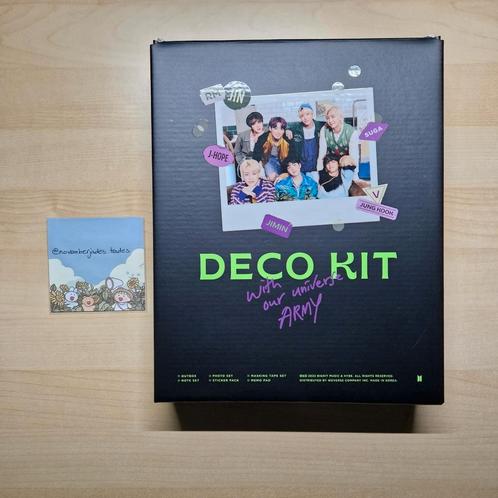 [KPOP] BTS Deco Kit (incompleet), Verzamelen, Muziek, Artiesten en Beroemdheden, Zo goed als nieuw, Gebruiksvoorwerp, Ophalen of Verzenden