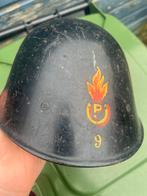 Nederlandse helm LBD Brandweer politie 1940-1945 M40C, Verzamelen, Militaria | Tweede Wereldoorlog, Nederland, Helm of Baret, Landmacht