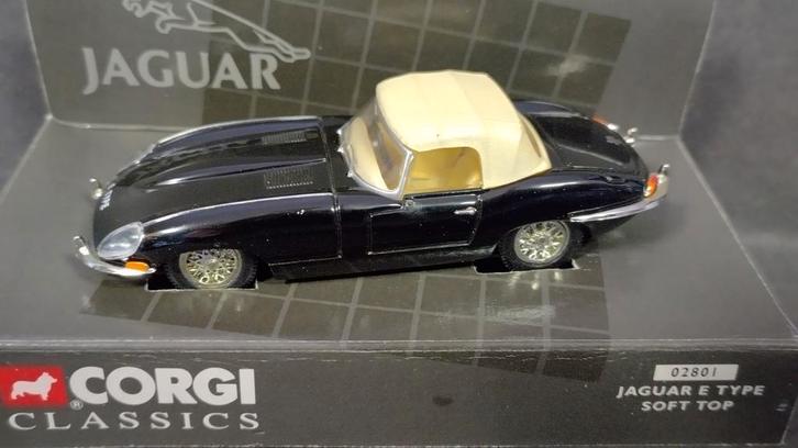 Jaguar E Type soft top 1:43 Corgi Pol, Hobby en Vrije tijd, Modelauto's | 1:43, Nieuw, Auto, Corgi, Ophalen of Verzenden
