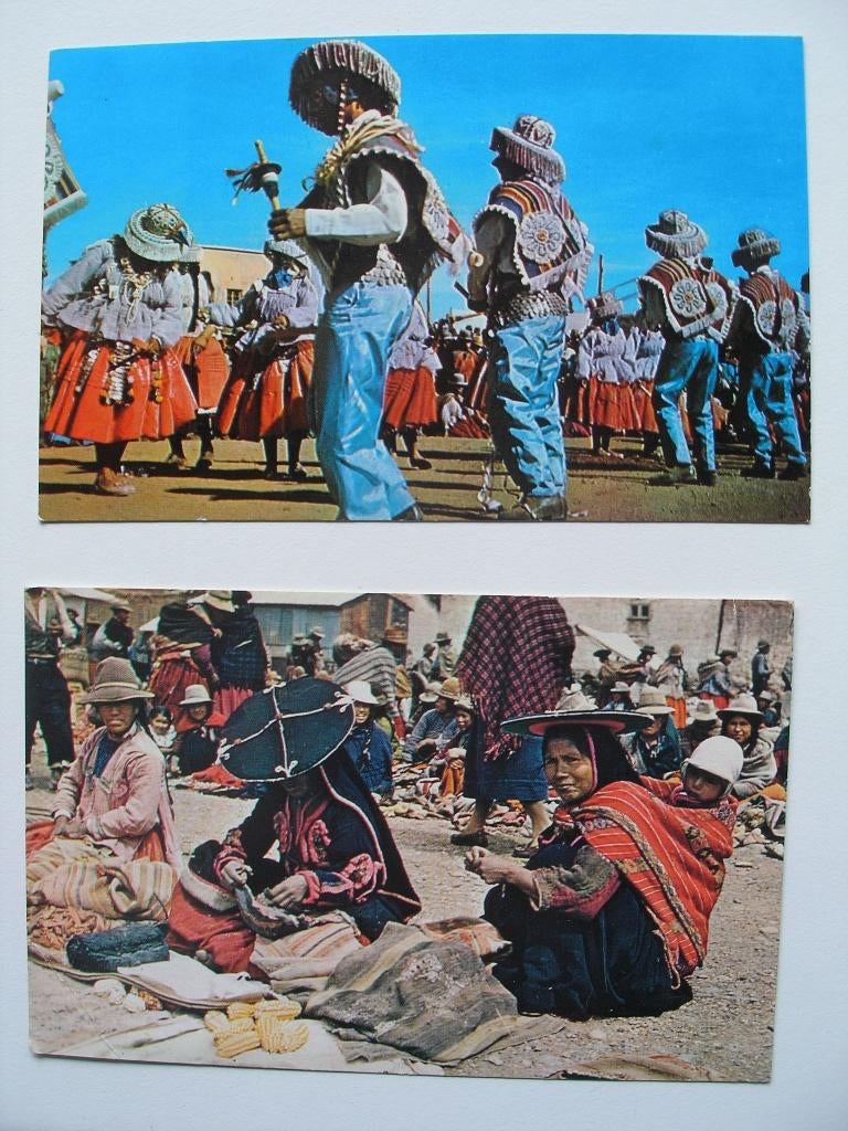 6 x Peru, Mexico, Bolivia, Salvador, Ophalen of Verzenden, Buiten Europa