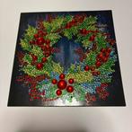 Diamond painting kerstkaart krans, Ophalen of Verzenden, Nieuw, Kerst