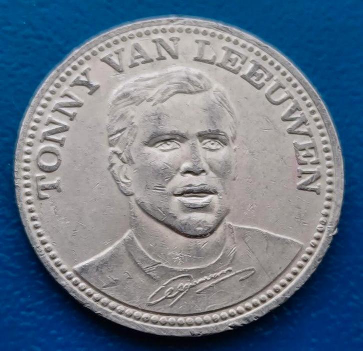 Penning - Tonny van Leeuwen - Shell 1970, Postzegels en Munten, Penningen en Medailles, Overige materialen, Nederland, Verzenden