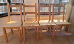 4 Ikea Ivar stoelen, Ophalen, Gebruikt