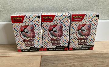️ ⭐️ 3x Pokémon Scarlet&Violet 151 booster bundle | Nieuw ⭐️ beschikbaar voor biedingen