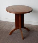 vintage ronde houten tafel gebogen poten Amsterdamse school, Antiek en Kunst, Antiek | Meubels | Tafels, Ophalen