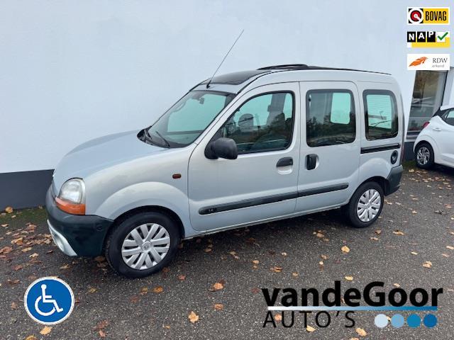 Renault Kangoo 1.4 RXE, '01, rolstoelauto, 5-pers in een keu, Auto's, Renault, Bedrijf, Te koop, Kangoo, ABS, Airbags, Centrale vergrendeling