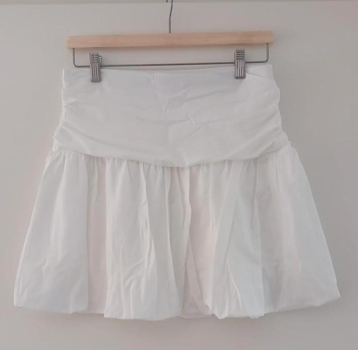 Mt S LOFT witte ballon rok, Kleding | Dames, Rokken, Zo goed als nieuw, Maat 36 (S), Wit, Boven de knie, Ophalen of Verzenden