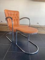 Gispen 412 SGE met Gispen 412 hocker, Trento leder, Huis en Inrichting, Fauteuils, Gebruikt, 75 tot 100 cm, Ophalen of Verzenden