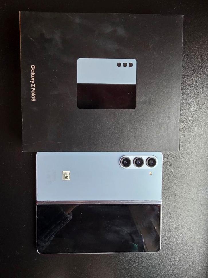 Samsung Galaxy Fold 5 512GB Icy Blue, Telecommunicatie, Mobiele telefoons | Samsung, Zo goed als nieuw, Galaxy Z Fold, 512 GB