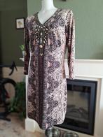 K-Design K Design Zwart pastel oranje jurk L Gratis Verzende, Kleding | Dames, Jurken, K-design, Verzenden, Zwart, Maat 42/44 (L)