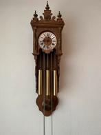 Grote Wandklok met Slinger en Gewichten, Antiek en Kunst, Antiek | Klokken, Ophalen