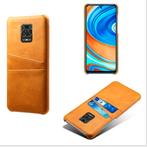 Redmi Note 9 Pro / 9S Backcover + Screenprotector _ Bruin, Verzenden, Nieuw, Hoesje of Tasje