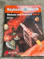 Keyboard World 3 - Keyboardlesboek met CD, Ophalen of Verzenden, Zo goed als nieuw, Instrument, Michiel Merkies, Willem Aukema