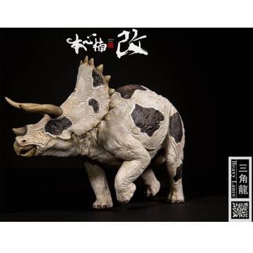 Nanmu Triceratops Heavylance dinosaur Statue Holstein