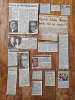 Artikelen Franse acteur Alain Delon (1973 - 2012), Ophalen of Verzenden, 1980 tot heden, Knipsel(s)