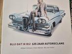 Blij dat ik rij "125 jaar autoreclame", Ophalen of Verzenden, Zo goed als nieuw