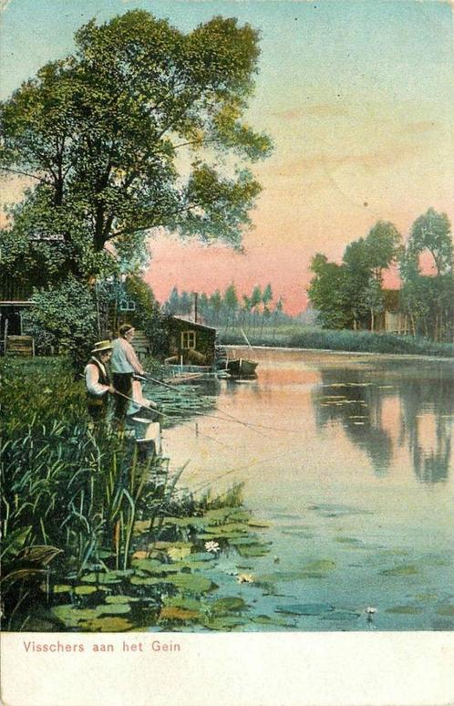 (388-380-007) Visschers aan het Gein, Verzamelen, Ansichtkaarten | Nederland, Utrecht, Verzenden