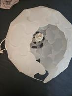 Witte hanglamp, Huis en Inrichting, Lampen | Hanglampen, Ophalen, Kunststof, Zo goed als nieuw, Modern