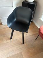 Zwarte design stoel, Huis en Inrichting, Stoelen, Ophalen, Kunststof, Zwart, Zo goed als nieuw