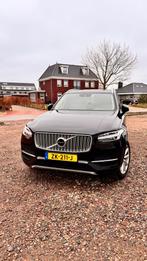Volvo XC90 2.0 T8 Twin Engine AWD Pi-hy AUT 2016 Zwart, Auto's, Beige, 1969 cc, 320 pk, 7 stoelen