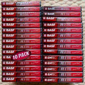 29 NOS NIEUW BASF Ferro Extra FEI 60 90 cassettebandjes FE I beschikbaar voor biedingen