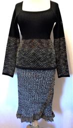 Mooie knitwear jurk van Save the Queen! M, Kleding | Dames, Jurken, Maat 38/40 (M), Onder de knie, Bruin, Zo goed als nieuw