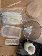 Kaarsen maken set met mallen en lonten, Ophalen of Verzenden, Nieuw, Wit, Overige typen