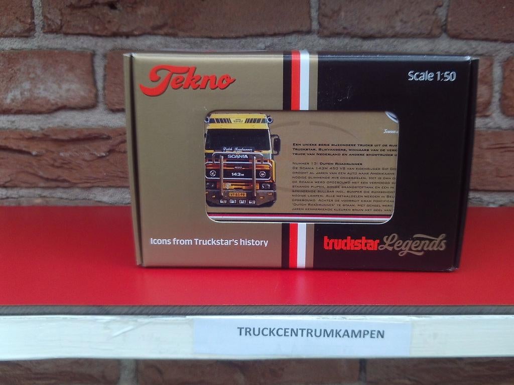 Tekno  Scania  143 - 450  van  Sip  Gorter., Hobby en Vrije tijd, Modelauto's | 1:50, Ophalen of Verzenden, Nieuw, Bus of Vrachtwagen