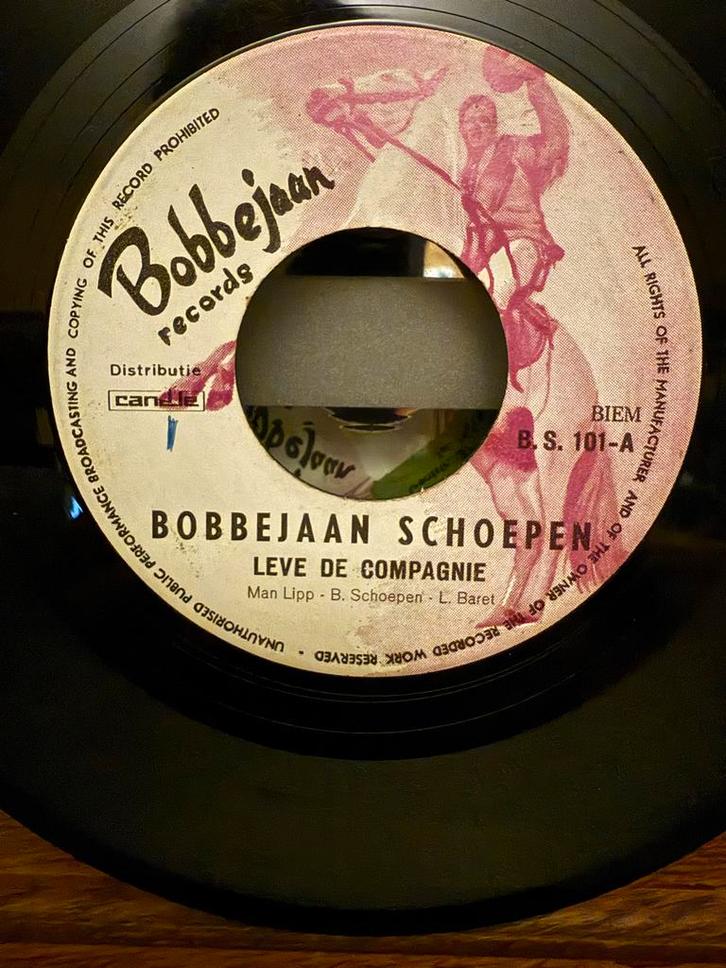Bobbejaan Schoepen - Leve de Compagnie / O, Maagd Zo Mooi, Cd's en Dvd's, Vinyl Singles, Zo goed als nieuw, Single, Nederlandstalig