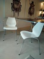 Kartell Maui design stoelen wit, Ophalen, Gebruikt, Wit, Modern, design