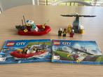 Lego City Brandweerboot en reddingshelikopter - 60086 incomp, Ophalen of Verzenden, Gebruikt, Lego