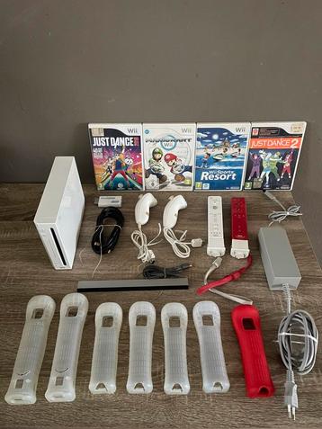 Nintendo Wii bundel compleet met 4 populaire spellen beschikbaar voor biedingen
